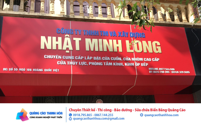 làm biển quảng cáo alu đẹp