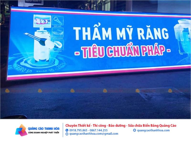 thi công biển hộp đèn heflex