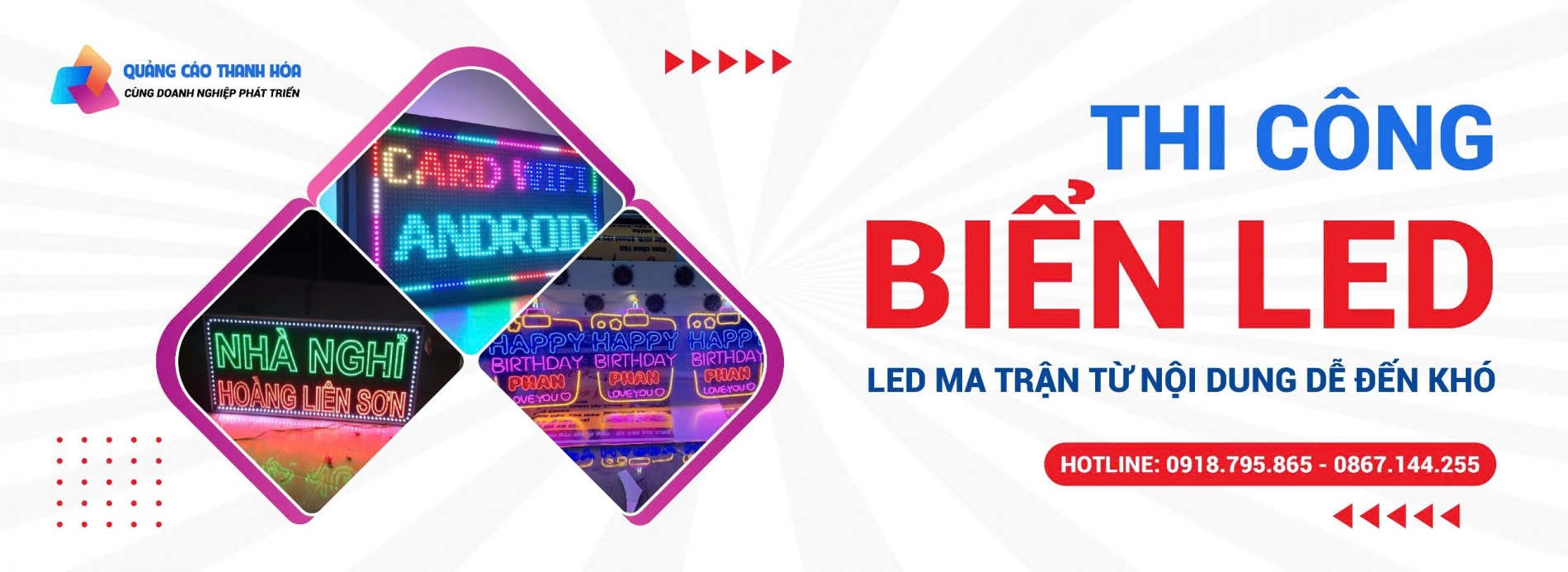 thi công biển led tại thanh hóa