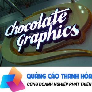 Biển quảng cáo chữ nổi mica sáng mặt